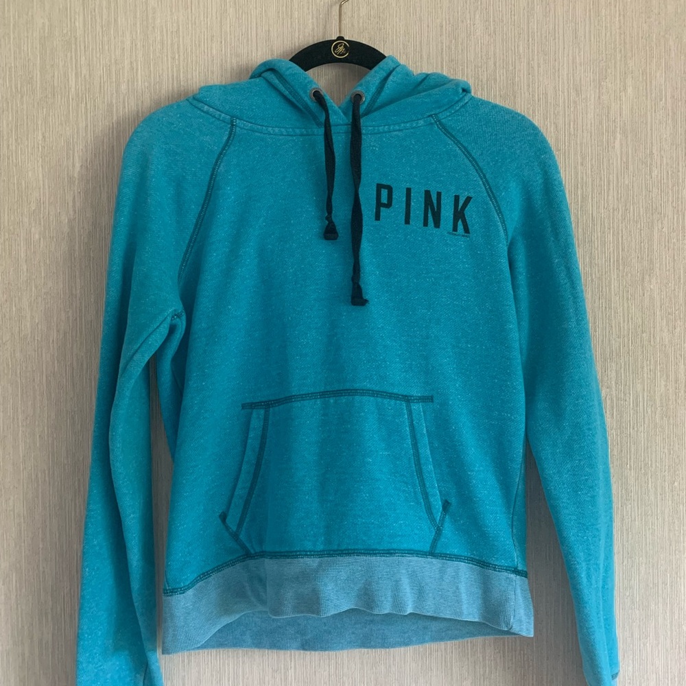 VS Pink blue pullover hoodie